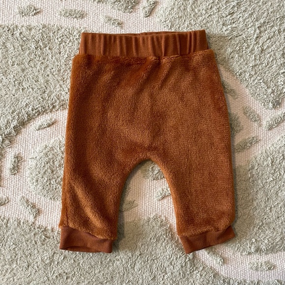 mini bean | Bottoms | Mini Bean Fuzzy Brown Pants 3 Months | Poshmark